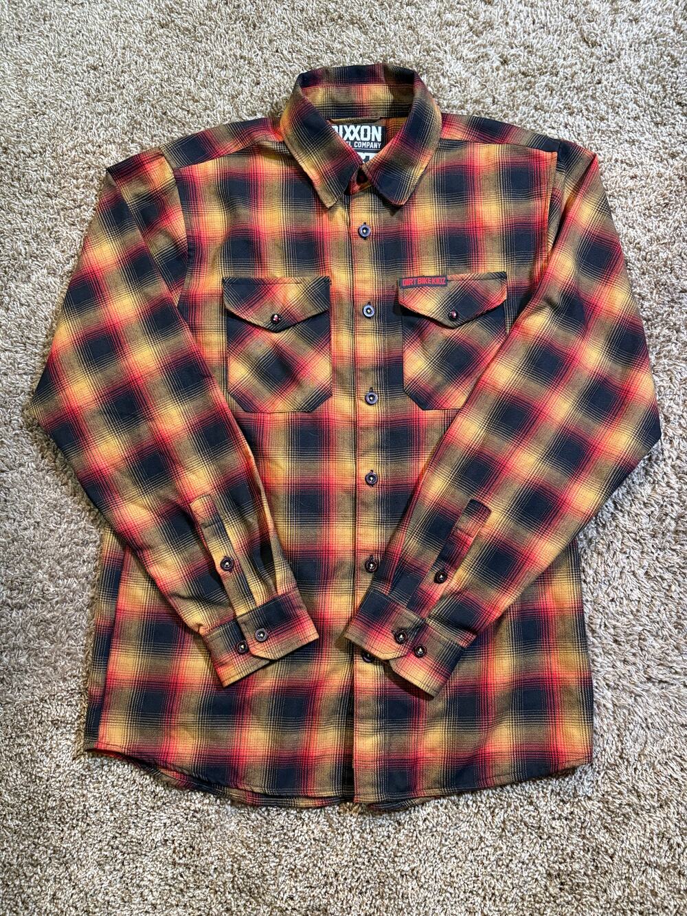 Dixxon Flannel Company Dirt Bike Kidz Flannel Size Medium